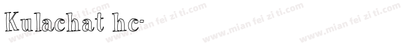 Kulachat hc字体转换